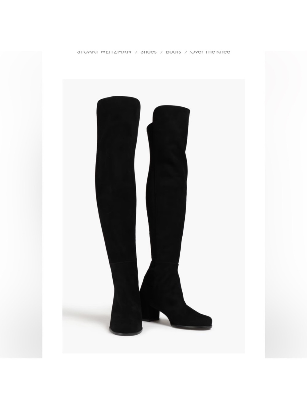 Stuart Weitzman Over the knee boots